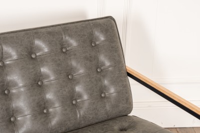 stone green upholstered sofa